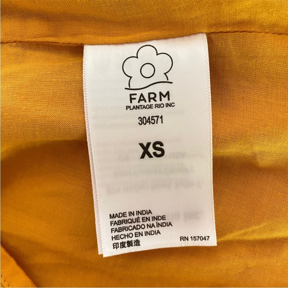 NEW Farm Rio Floral Dream Maxi Dress Floral Dream Yellow XS - Picture 13 of 17